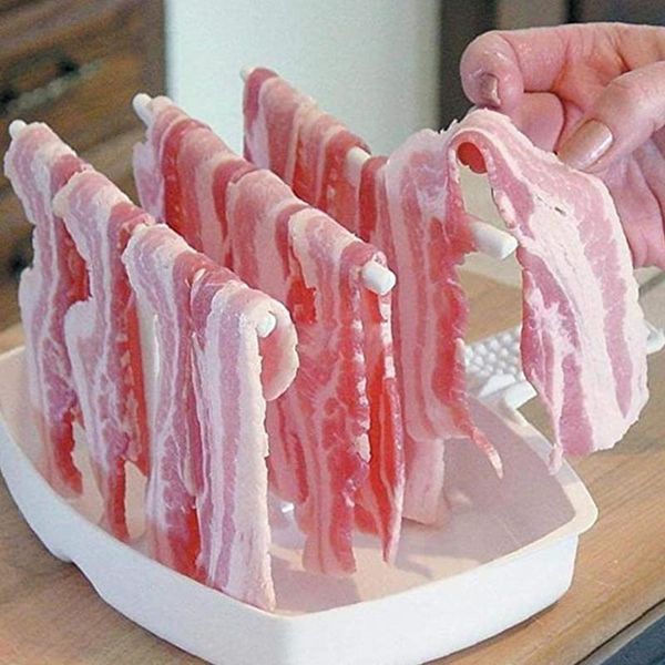 tools & accessories dining portable microwave bacon rack with 3 brackets durable heat resistant reusable easy operation to clean for kitchen 
tools & accessories dining portable microwave bacon rack with 3 brackets durable heat resistant reusable easy operation to clean for kitchen