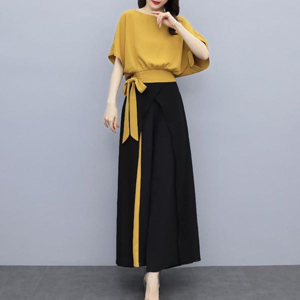 women's tracksuits two piece sets switching plain ol commuting 2 color t-shirt ladies fashion pullover round neck wide leg pants fashio, Gray
women's tracksuits two piece sets switching plain ol commuting 2 color t-shirt ladies fashion pullover round neck wide leg pants fashio, Gray