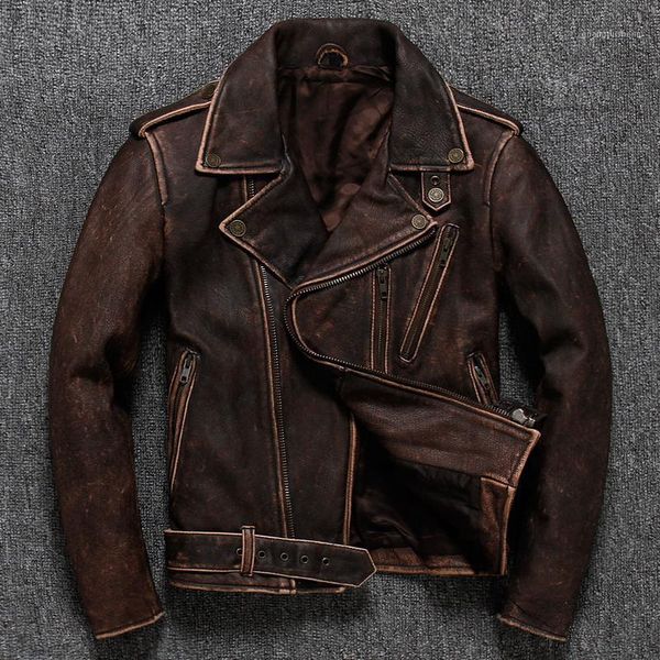 men's leather & faux 2021 vintage brown men biker's style jacket plus size xxxxxl genuine thick cowhide slim fit coat, Black
men's leather & faux 2021 vintage brown men biker's style jacket plus size xxxxxl genuine thick cowhide slim fit coat, Black