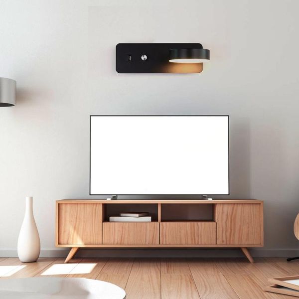 wall lamp led bedroom bed headlight light rotating button modern minimalist background ornament
wall lamp led bedroom bed headlight light rotating button modern minimalist background ornament