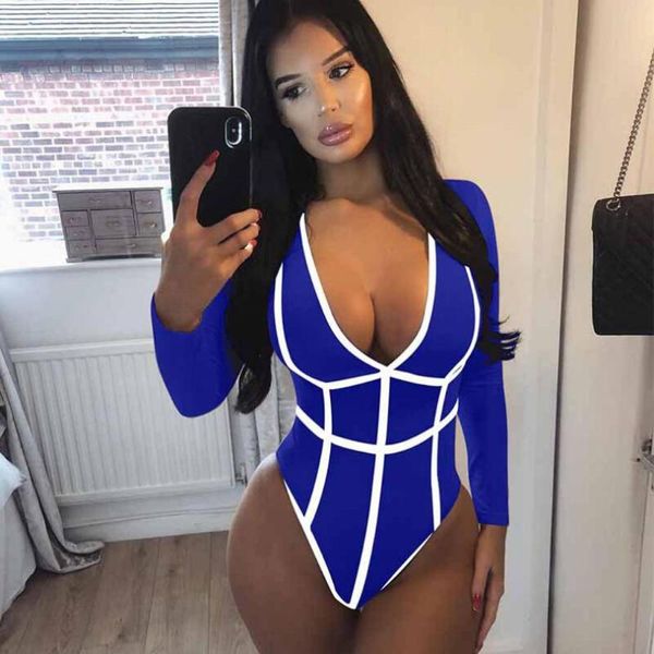 women's jumpsuits & rompers club outfits deep v-neck long sleeve bodysuit stripe 2021 ladies jumpsuit elegant conjuntos de mujer #j, Black;white
women's jumpsuits & rompers club outfits deep v-neck long sleeve bodysuit stripe 2021 ladies jumpsuit elegant conjuntos de mujer #j, Black;white