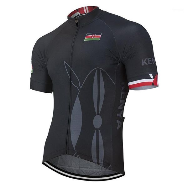 kenya 2021 team summer outdoor black cycling jersey bicycle wear bike road mountain race clothing breathable1, Black;red
kenya 2021 team summer outdoor black cycling jersey bicycle wear bike road mountain race clothing breathable1, Black;red