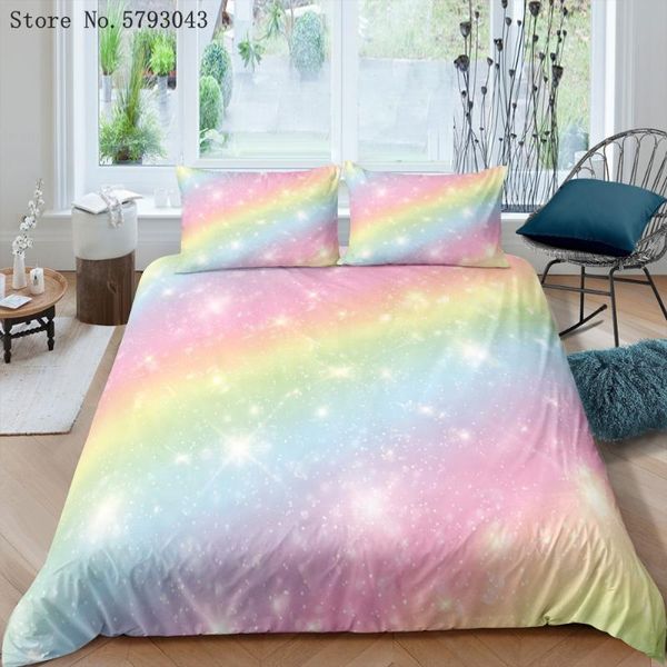 bedding sets 2/3 pieces cartoon rainbow set 3d print colorful duvet cover single king bed quilt pillowcase (no sheets
bedding sets 2/3 pieces cartoon rainbow set 3d print colorful duvet cover single king bed quilt pillowcase (no sheets
