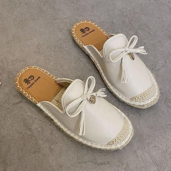 slippers 2021 spring summer women mules shoes brand fashion round toe bowknot baotou straw plaited article fisherman, Black
slippers 2021 spring summer women mules shoes brand fashion round toe bowknot baotou straw plaited article fisherman, Black