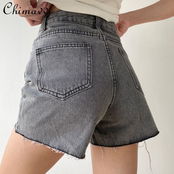women's shorts slimming versatile burr high waist denim for women summer wide leg korean pants female oversized blue jean, White;black
women's shorts slimming versatile burr high waist denim for women summer wide leg korean pants female oversized blue jean, White;black