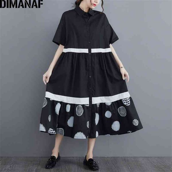 plus size summer dress shirt women casual fashion lady vestidos long black dot pleated button cardigan 210531, Black;gray
plus size summer dress shirt women casual fashion lady vestidos long black dot pleated button cardigan 210531, Black;gray