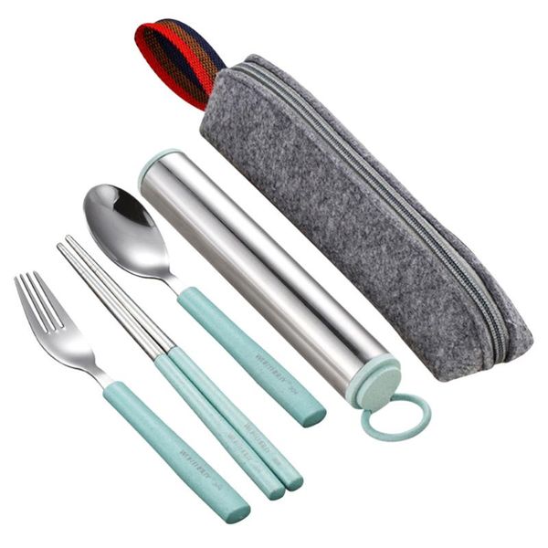 pcs 304 stainless steel cutlery set eco-friendly portable tableware kit outdoor travel serving flatware (green) dinnerware sets
pcs 304 stainless steel cutlery set eco-friendly portable tableware kit outdoor travel serving flatware (green) dinnerware sets