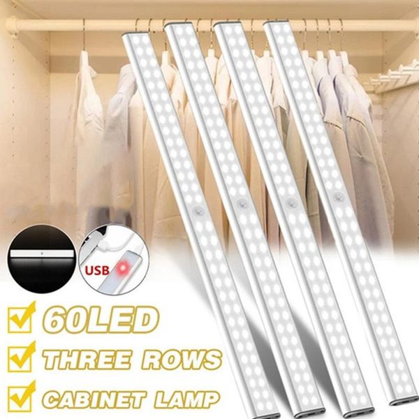 cabinet light led smart motion sensor night lamp usb rechargeable wardrobe closet for bedroom kitchen 12/20/40/60
cabinet light led smart motion sensor night lamp usb rechargeable wardrobe closet for bedroom kitchen 12/20/40/60