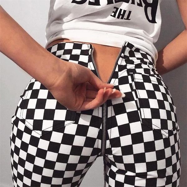 women's pants & capris women open crotch plaid back zipper high waist straight checkerboard trousers black white checkered grid pantaco
women's pants & capris women open crotch plaid back zipper high waist straight checkerboard trousers black white checkered grid pantaco