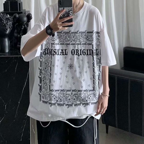 men's shirt short brand trend spring and summer relaxed casual half sleeve t-shirt men's fashion, White;black
men's shirt short brand trend spring and summer relaxed casual half sleeve t-shirt men's fashion, White;black
