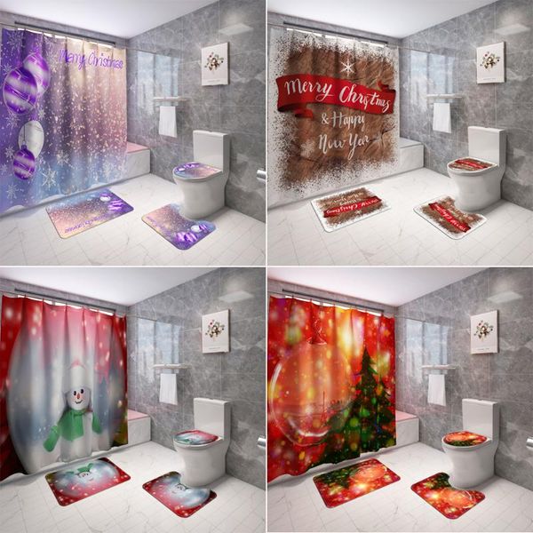 shower curtains merry christmas bathroom decoration curtain set bath mats rugs snowman bell toilet cover anti slip pads bathtub
shower curtains merry christmas bathroom decoration curtain set bath mats rugs snowman bell toilet cover anti slip pads bathtub