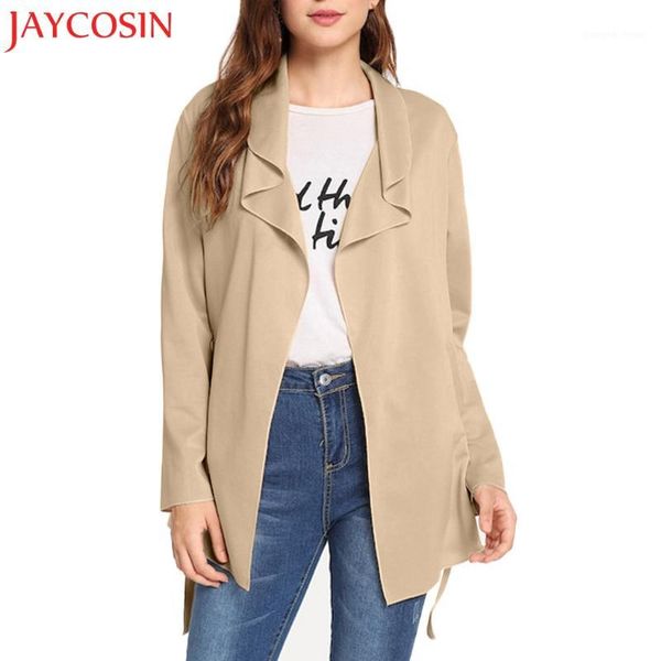 women's fashion ruffle solid long sleeve belt irregular coat spring autumn dropship dec.22, Black
women's fashion ruffle solid long sleeve belt irregular coat spring autumn dropship dec.22, Black