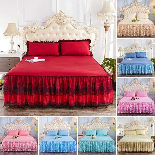 bedding sets fashion lace solid color bed skirt double layer frilly ruffles bedspread comfortable cover
bedding sets fashion lace solid color bed skirt double layer frilly ruffles bedspread comfortable cover