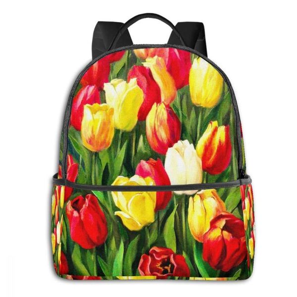 backpack girls boys fashion women college school bagpack tulips painting travel shoulder bags for teenage 2021
backpack girls boys fashion women college school bagpack tulips painting travel shoulder bags for teenage 2021