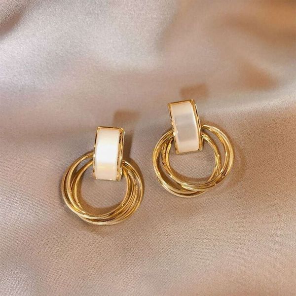 earrings japanese and korean temperament fashion circle women's fashion simple cool trend earrings net red jewelry, Golden
earrings japanese and korean temperament fashion circle women's fashion simple cool trend earrings net red jewelry, Golden