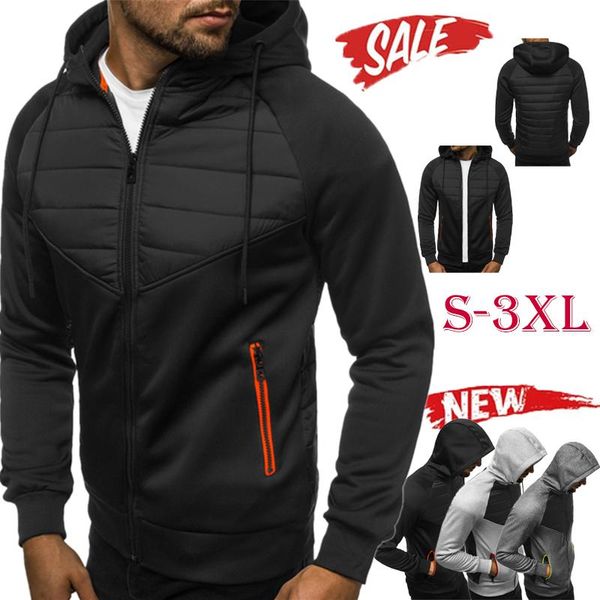 men's hoodies & sweatshirts men windproof hoodie jacket autumn winter warm sport jackets male splice color man zipper coat fleece stree, Black
men's hoodies & sweatshirts men windproof hoodie jacket autumn winter warm sport jackets male splice color man zipper coat fleece stree, Black