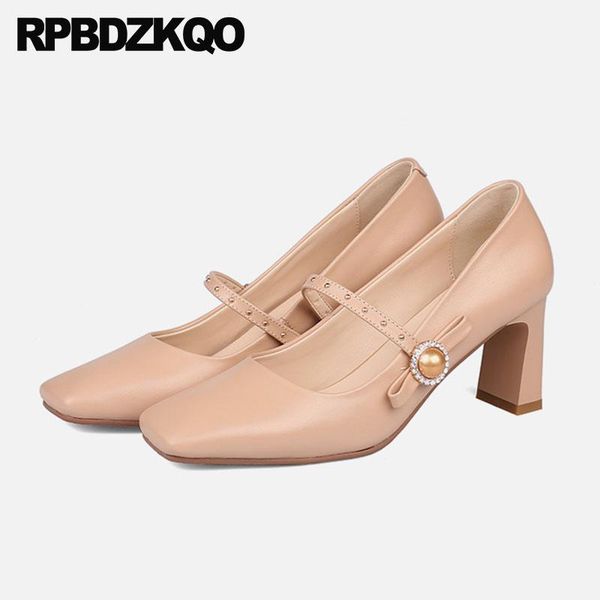 block heels shoes for women square toe beige stud crystal diamond rivet high thick pearl mary jane pumps vintage jewel 3 inch dress, Black
block heels shoes for women square toe beige stud crystal diamond rivet high thick pearl mary jane pumps vintage jewel 3 inch dress, Black