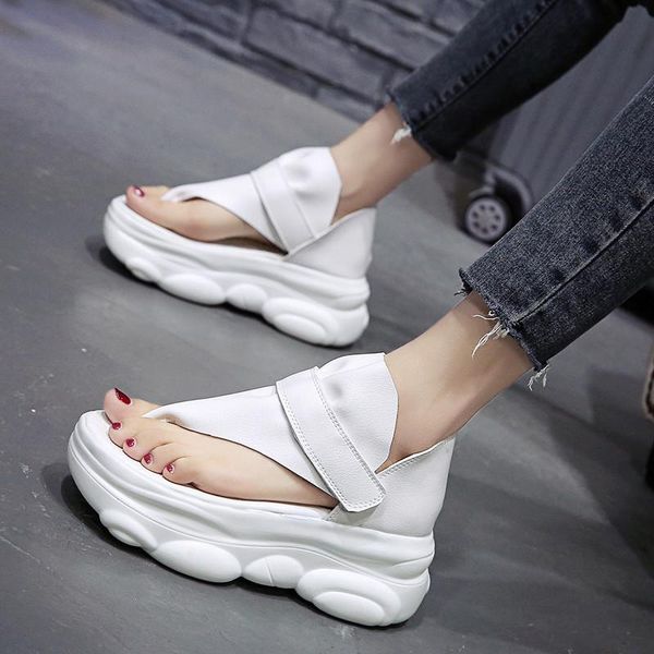 sommer frauen sandalen mode toe keil sandale all-match rome herringbone high heels chunky plattform schuhe frau 34-39 sandals, Black
sommer frauen sandalen mode toe keil sandale all-match rome herringbone high heels chunky plattform schuhe frau 34-39 sandals, Black