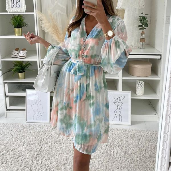 casual dresses autumn v-neck pleated print dress women tie dye long sleeve single breasted office 2021 female elegant a line party robe, Black;gray
casual dresses autumn v-neck pleated print dress women tie dye long sleeve single breasted office 2021 female elegant a line party robe, Black;gray