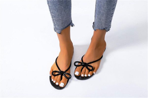 slippers sandals and women's outer wear 2021 summer fashion flip flops non-slip flat bow beach, Black
slippers sandals and women's outer wear 2021 summer fashion flip flops non-slip flat bow beach, Black