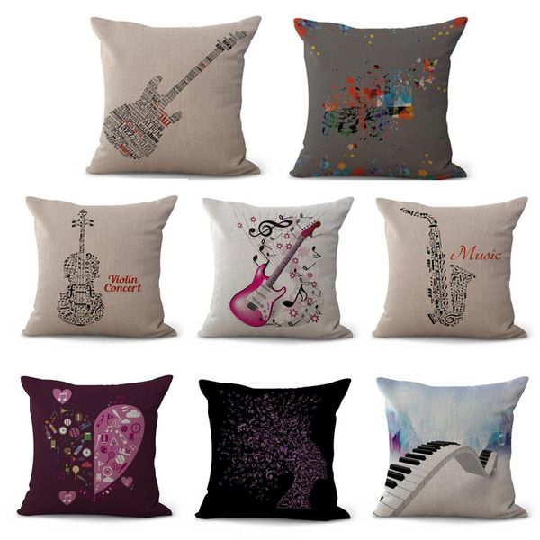 cartoon note music cushion cover sachs piano musical instruments professional guitar accessories decorative pillow case for car cushion/deco
cartoon note music cushion cover sachs piano musical instruments professional guitar accessories decorative pillow case for car cushion/deco