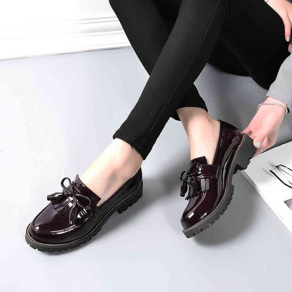 dress shoes plus size 41 42 oxford for women patent leather woman bowknot slip on flats tassels ladies 5y35, Black
dress shoes plus size 41 42 oxford for women patent leather woman bowknot slip on flats tassels ladies 5y35, Black
