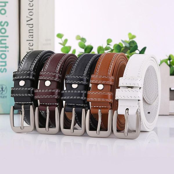 belts fashion and sweet temperament double line ladies belt pin buckle casual, Black;brown
belts fashion and sweet temperament double line ladies belt pin buckle casual, Black;brown