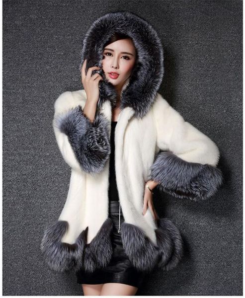 women's fur & faux urumbassa women fashion slin fall/winter warmed s-4xl plus size coat chic elegant white oat, Black
women's fur & faux urumbassa women fashion slin fall/winter warmed s-4xl plus size coat chic elegant white oat, Black