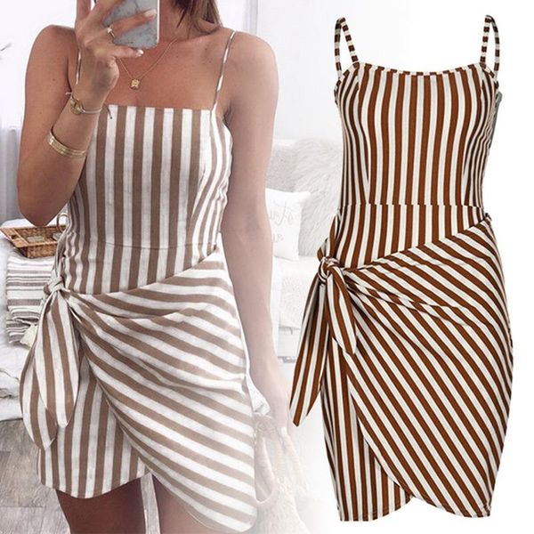 fashion women spaghetti strap short dresses backless striped print beach style skater pencil mini dress sleeveless vestido casual, Black;gray
fashion women spaghetti strap short dresses backless striped print beach style skater pencil mini dress sleeveless vestido casual, Black;gray