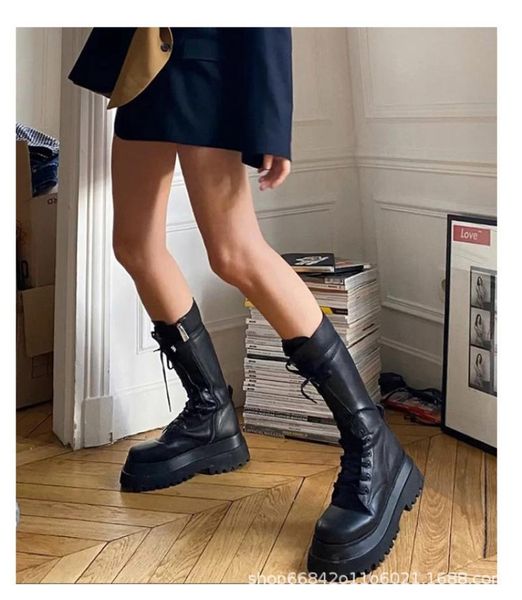 boots brand ladies ins chunky high heel platform women autumn and winter women's shoes fashion motorcycle, Black
boots brand ladies ins chunky high heel platform women autumn and winter women's shoes fashion motorcycle, Black