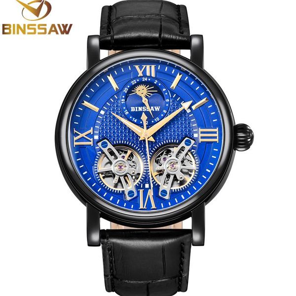 double tourbillon automatic mechanical men steel watch fashion leather business watches relogio masculino wristwatches, Slivery;brown
double tourbillon automatic mechanical men steel watch fashion leather business watches relogio masculino wristwatches, Slivery;brown