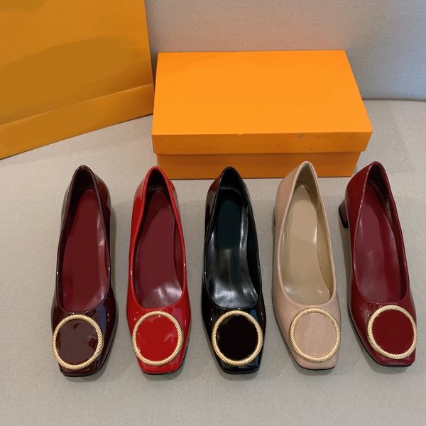 italian luxury design women's dress shoes fashion designer metal decoration high thick heel square head classic six colors women comfor, Black
italian luxury design women's dress shoes fashion designer metal decoration high thick heel square head classic six colors women comfor, Black