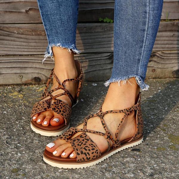 sandals crrcrrcrr leopard women's summer casual flock zip-up open toe soft comfortable narrow band plus size women flat shoes, Black
sandals crrcrrcrr leopard women's summer casual flock zip-up open toe soft comfortable narrow band plus size women flat shoes, Black