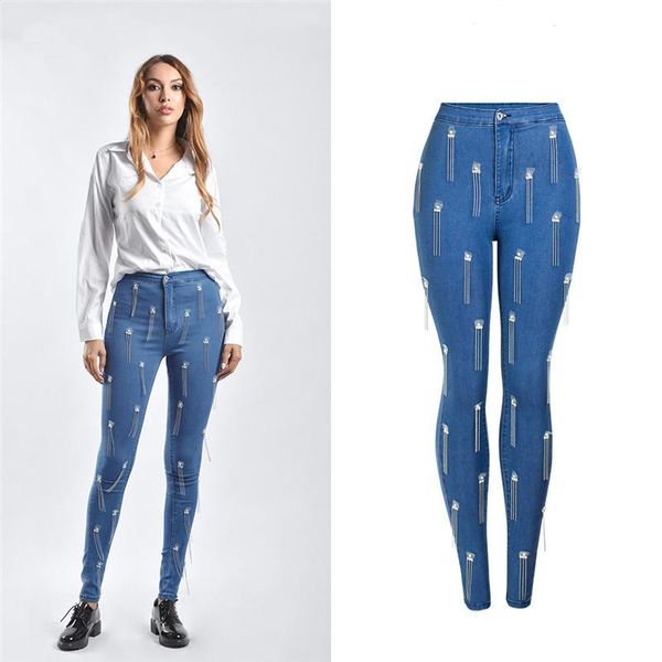 women's jeans aphrodite home women elastic washed high waist denim pants stretch skinny pencil beading tassel zipper trousers, Blue
women's jeans aphrodite home women elastic washed high waist denim pants stretch skinny pencil beading tassel zipper trousers, Blue