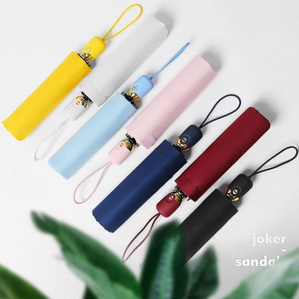 umbrellas automatic creative light umbrella simple solid color black glue waterproof female sunny and rainy rain gear b65
umbrellas automatic creative light umbrella simple solid color black glue waterproof female sunny and rainy rain gear b65