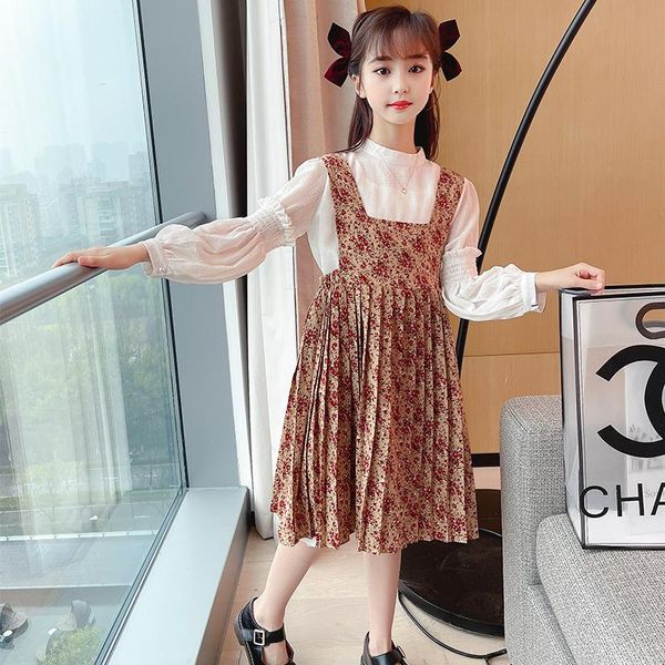 clothing sets fall clothes for kids 2021 girls' bubble sleeve + floral suspender skirt children's suit size 110-170cm retail, White
clothing sets fall clothes for kids 2021 girls' bubble sleeve + floral suspender skirt children's suit size 110-170cm retail, White