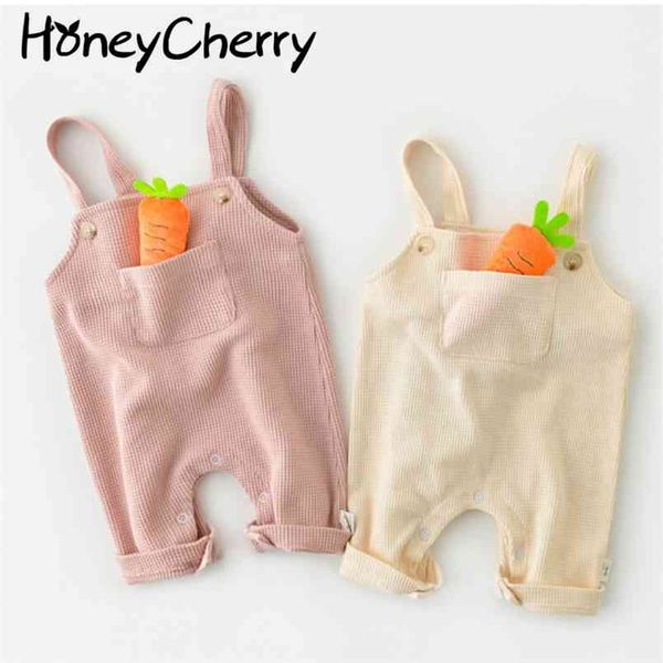 spring climbing clothes cute baby sling romper girl 210702, Blue 
spring climbing clothes cute baby sling romper girl 210702, Blue