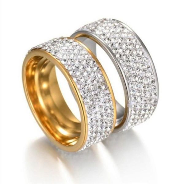 wedding rings fflacell fashion men and women five rows of zircon are suitable for banquet engagement jewelry gifts, Slivery;golden
wedding rings fflacell fashion men and women five rows of zircon are suitable for banquet engagement jewelry gifts, Slivery;golden