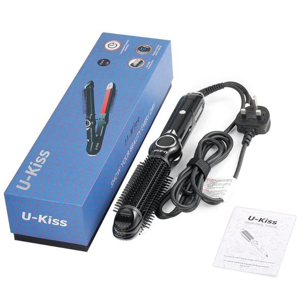 electric hair brushes u-kiss ergonomic design anti-slip lcd display mch heater ceramic coating plate curler brush straightener
electric hair brushes u-kiss ergonomic design anti-slip lcd display mch heater ceramic coating plate curler brush straightener
