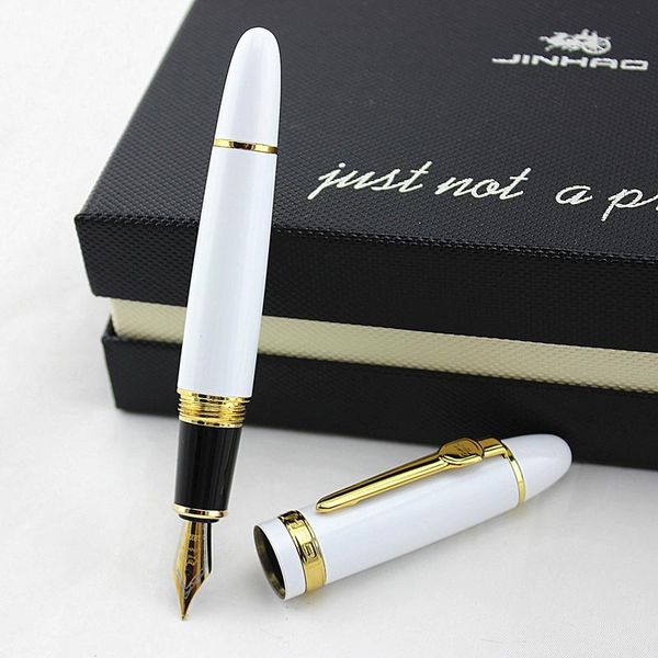 european metal fountain pen iridium medium nib ink pen, noble white color for office business gift supplies pens
european metal fountain pen iridium medium nib ink pen, noble white color for office business gift supplies pens