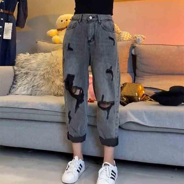 women's jeans europe station large size 2021 summer loose design high waist nine point straight pants, Blue
women's jeans europe station large size 2021 summer loose design high waist nine point straight pants, Blue
