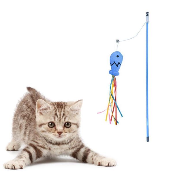 cat toys cats interactive toy kitten teaser wand fish shape tassel catnip with bell pet training
cat toys cats interactive toy kitten teaser wand fish shape tassel catnip with bell pet training