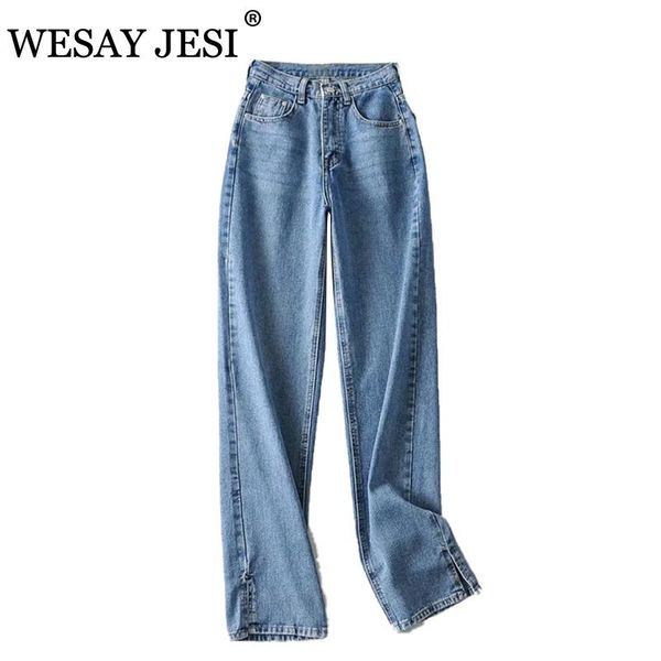 women's pants straight leg denim jeans women high waist for girls casual split washed ladies fashion trousers, Blue
women's pants straight leg denim jeans women high waist for girls casual split washed ladies fashion trousers, Blue