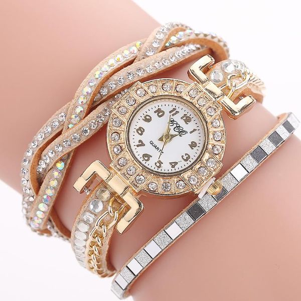 wristwatches drop women braided leather crystal rhinestone watch luxury ladies quartz dress ccq relogio feminino, Slivery;brown
wristwatches drop women braided leather crystal rhinestone watch luxury ladies quartz dress ccq relogio feminino, Slivery;brown