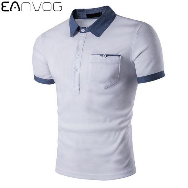 men's polos summer lapel short-sleeved -shirt casual patchwork pockets buttons turn-down collar clothing shirt men, White;black
men's polos summer lapel short-sleeved -shirt casual patchwork pockets buttons turn-down collar clothing shirt men, White;black
