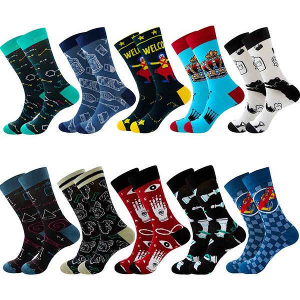 socks & hosiery women's funny crew male female symbol crown suit doodle wine glass chess clown harajuku fun happy, Black;white
socks & hosiery women's funny crew male female symbol crown suit doodle wine glass chess clown harajuku fun happy, Black;white