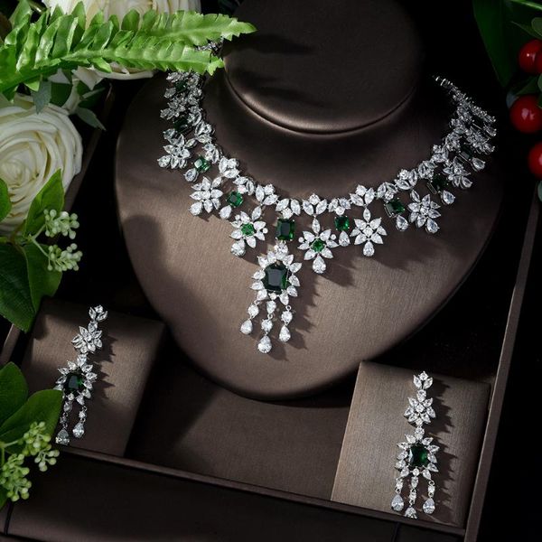 earrings & necklace hibride arrival cubic zircon wedding jewelry sets green color square shape women party accessories pendientes mujer n-27, Silver
earrings & necklace hibride arrival cubic zircon wedding jewelry sets green color square shape women party accessories pendientes mujer n-27, Silver