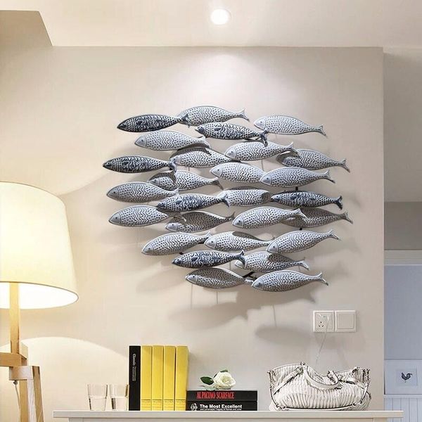 american mediterranean wall decoration indoor background pendant handmade wrought iron fish dance home decorative objects & figurines
american mediterranean wall decoration indoor background pendant handmade wrought iron fish dance home decorative objects & figurines