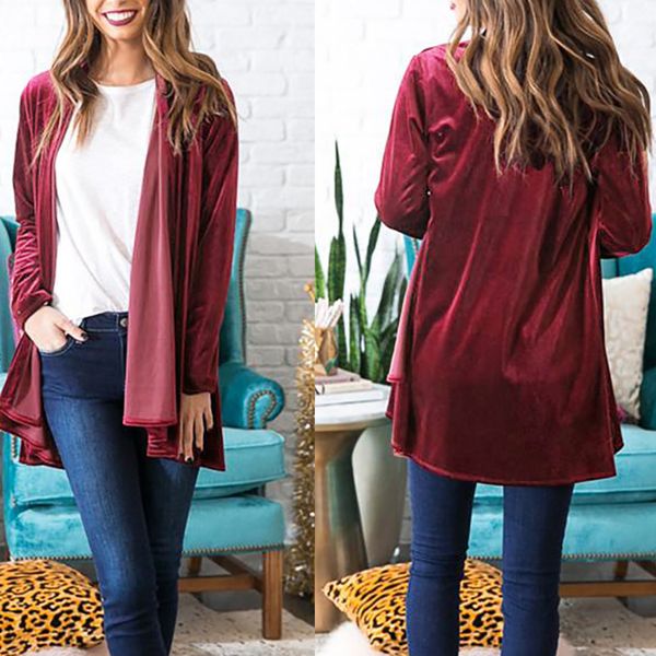 women's jackets winter coat women solid regular frill slim fit long sleeve peplum velvet thick fleece cardigan jacket drops cyqi, Black;brown
women's jackets winter coat women solid regular frill slim fit long sleeve peplum velvet thick fleece cardigan jacket drops cyqi, Black;brown