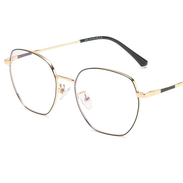 fashion sunglasses frames men's and women's comfortable metal glasses anti-blue light trend polygon flat mirror student art frame., Black
fashion sunglasses frames men's and women's comfortable metal glasses anti-blue light trend polygon flat mirror student art frame., Black
